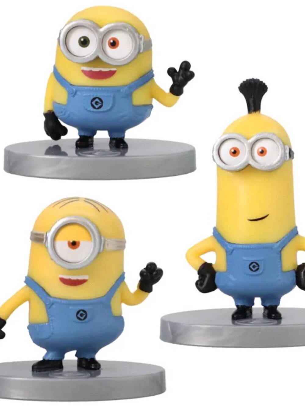 Minions Mini Figures Set of 3 NEW Sealed Despicable Me Toy Figures Cake Toppers